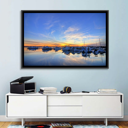 Marina at Golden Hour Wall Art