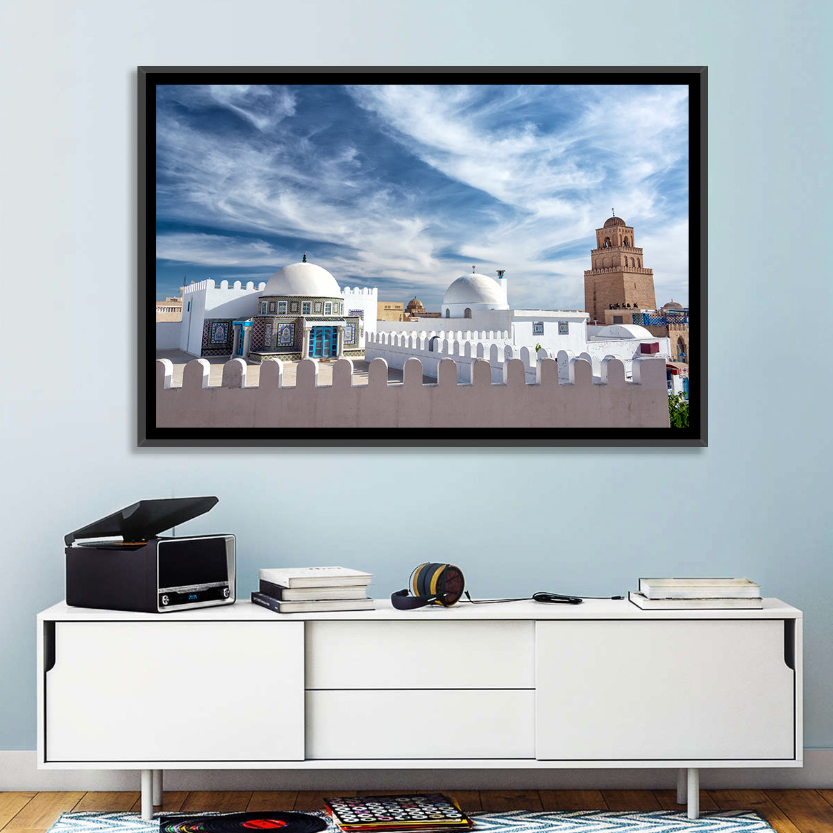 Great Mosque of Kairouan, Tunisia Wall Art in a room, landscape