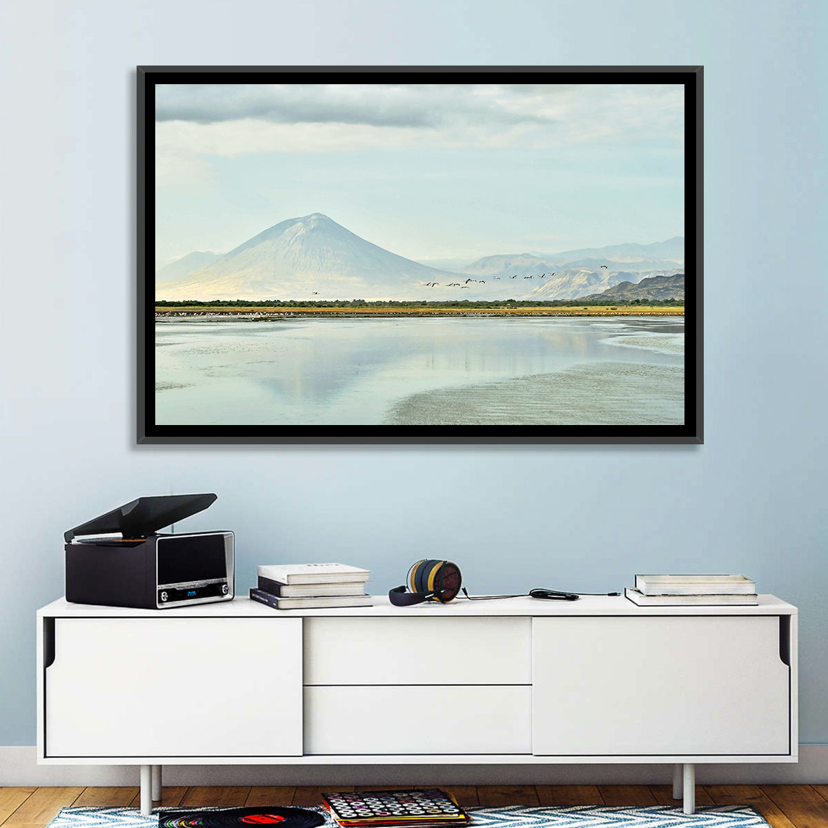 Lake Natron Reflection Wall Art
