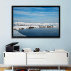 Lake Sevan Winter Landscape Wall Art