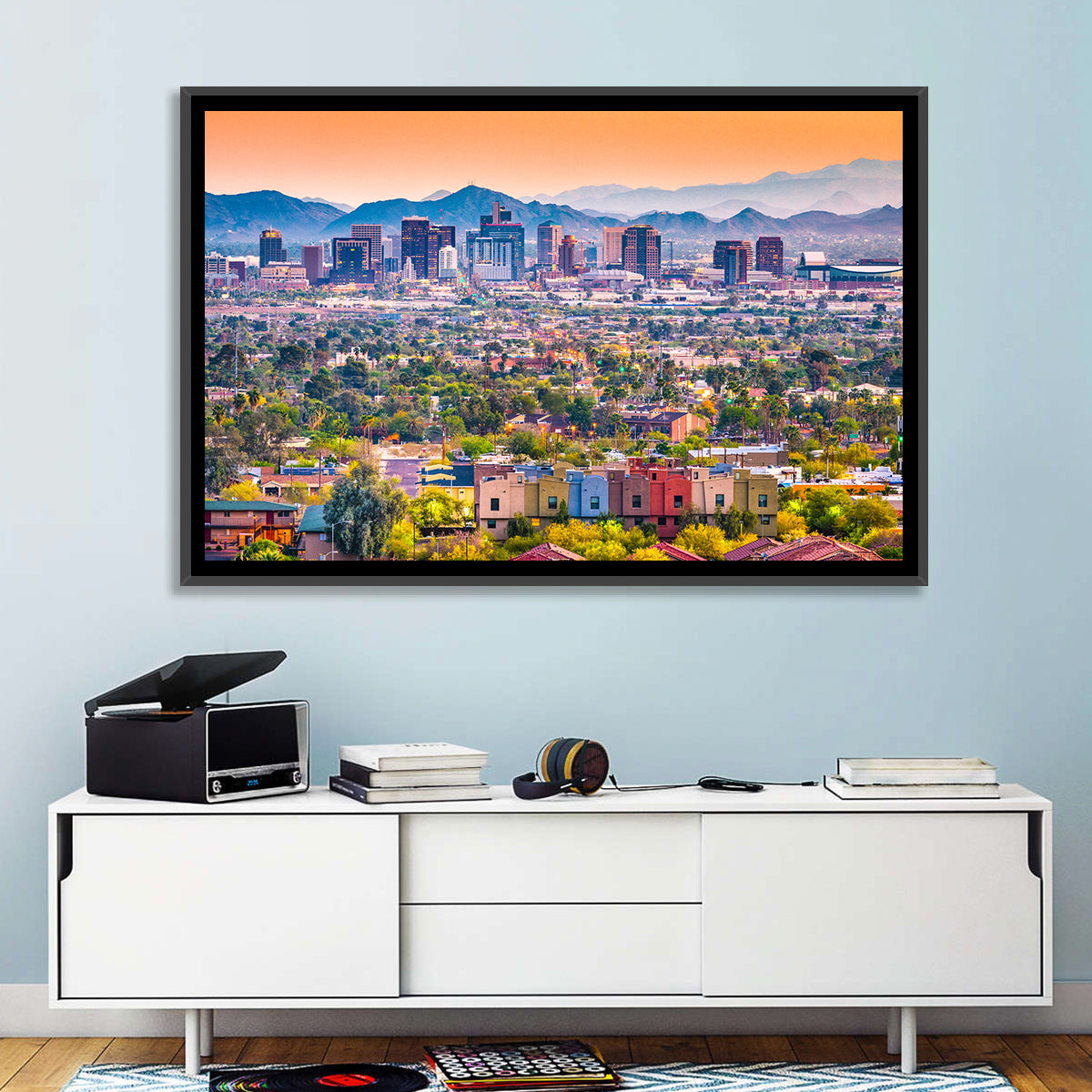Phoenix Golden Hour Cityscape Wall Art