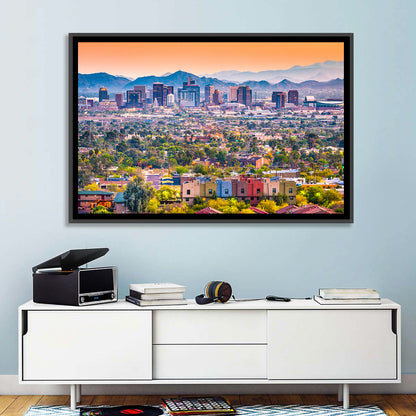 Phoenix Golden Hour Cityscape Wall Art
