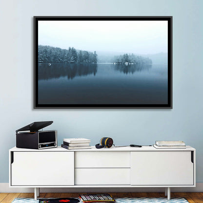 Burr Pond Winter Reflection Wall Art
