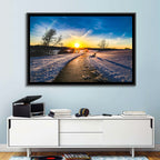 Lake Zorinsky Winter Sunrise Wall Art