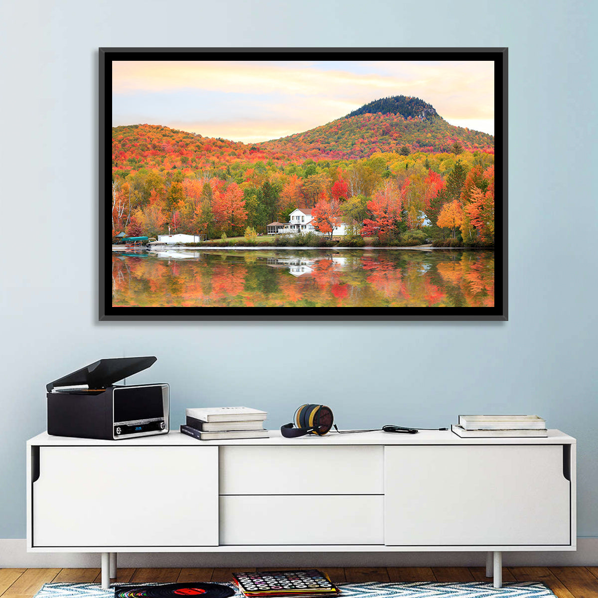 Groton Lakehouse Reflection Wall Art