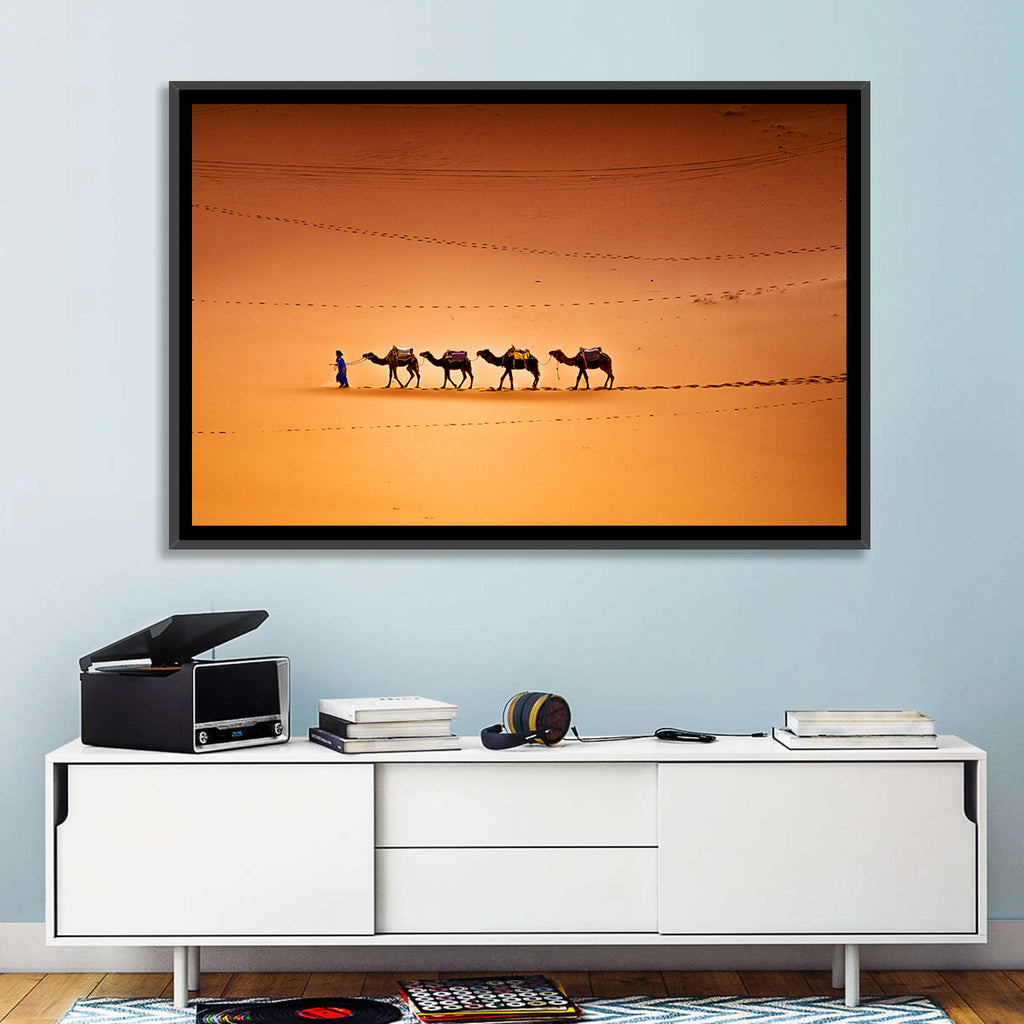 Sahara Camel Caravan Wall Art