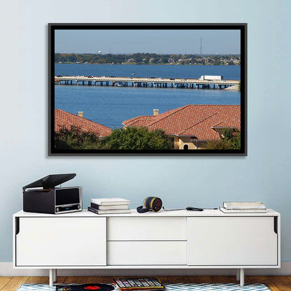 Lake Ray Hubbard Bridge View Wall Art