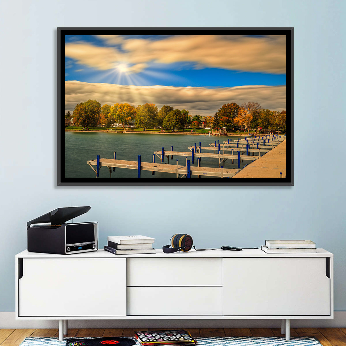 Skaneateles Lake Pier Wall Art