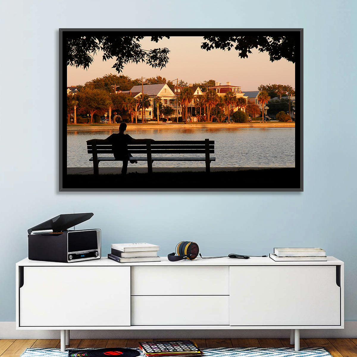 Colonial Lake, Charleston Wall Art