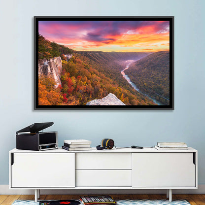 New River Gorge Sunset Wall Art