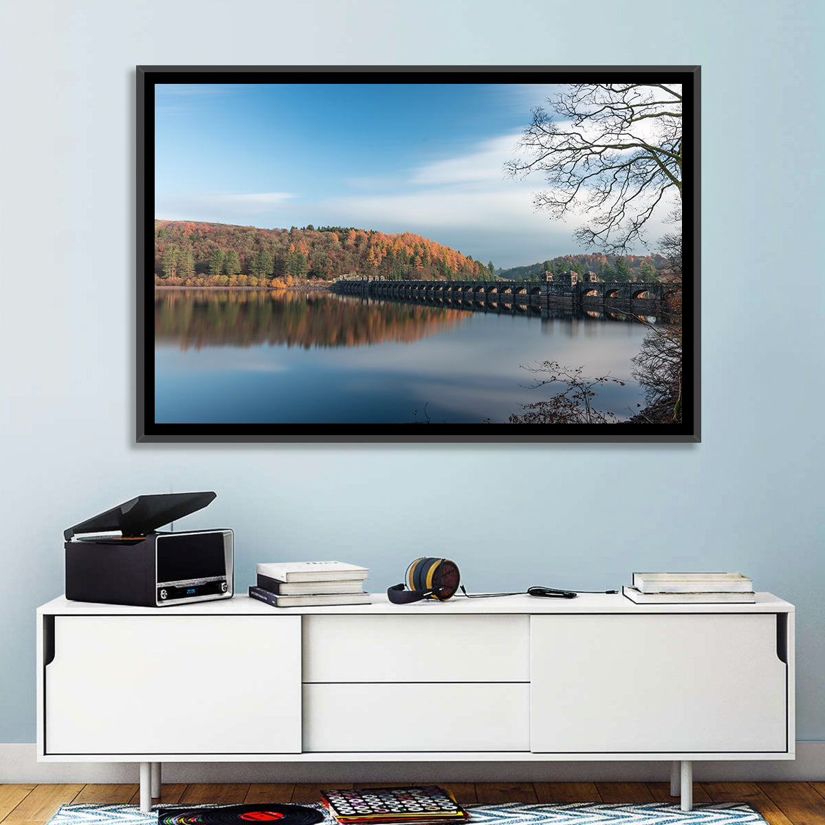 Tranquil Lake Vyrnwy Wall Art