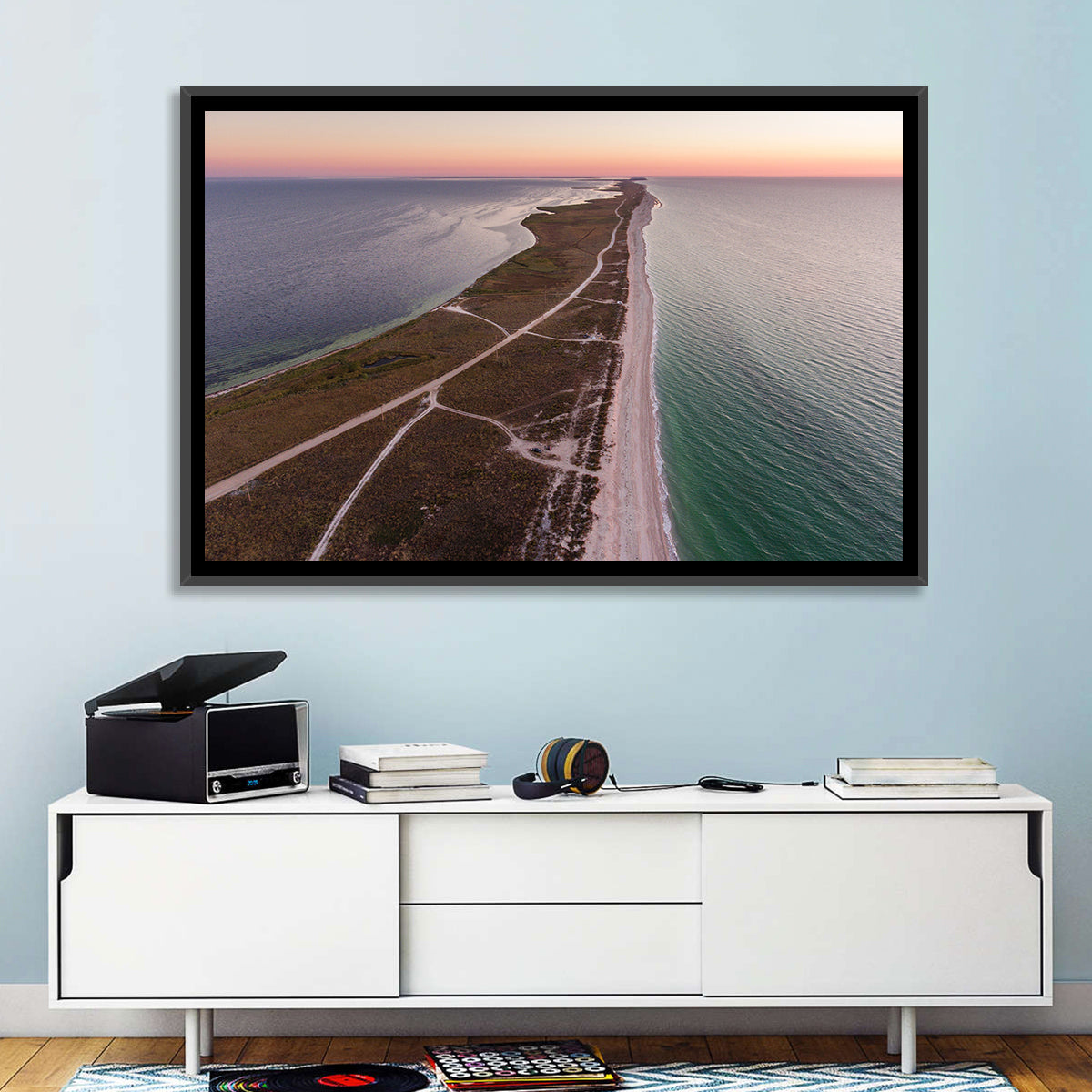 Byriuchyi Island Coastline Wall Art