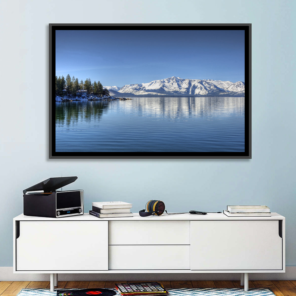 Elk Point Lake Tahoe Reflection Wall Art