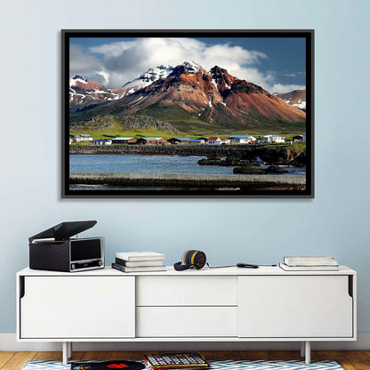 East Fjords Harbor Village Wall Art
