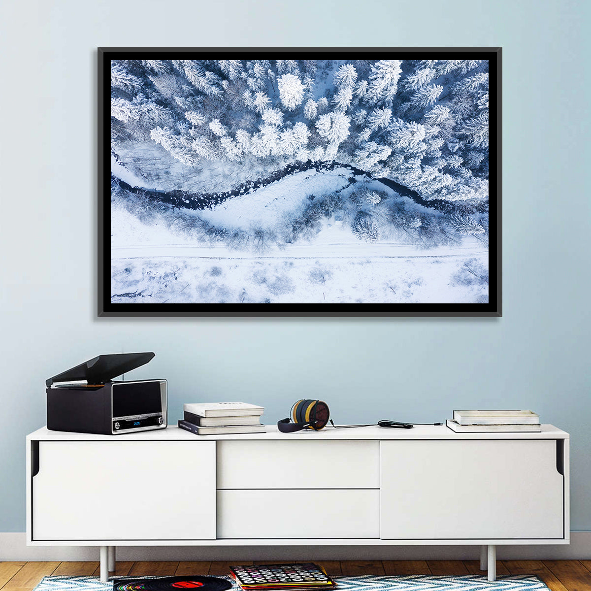 Winding Snowy River Wall Art