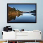 Lake Vyrnwy Golden Hour Reflection Wall Art