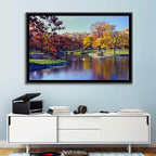 Deering Oaks Autumn Pond Wall Art