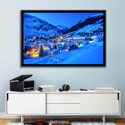 Andermatt Winter Village Wall Art