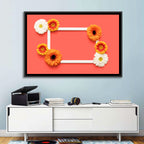 Handwritten Gerbera Greeting Wall Art