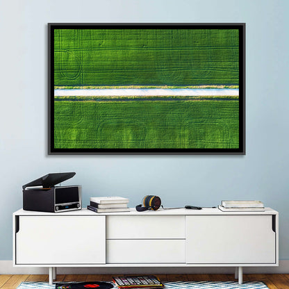 Farm Field Aerial Wall Art