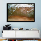 Misquamicut Beach Aerial View Wall Art