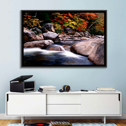 New Hampshire Autumn Stream Wall Art