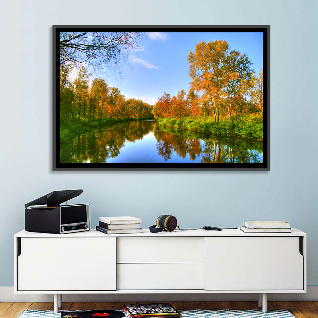 Autumn River Wall Art
