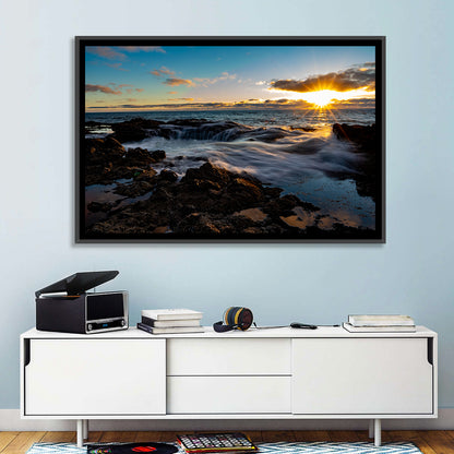 Thor's Well Sunset, Oregon Coast Wall Art