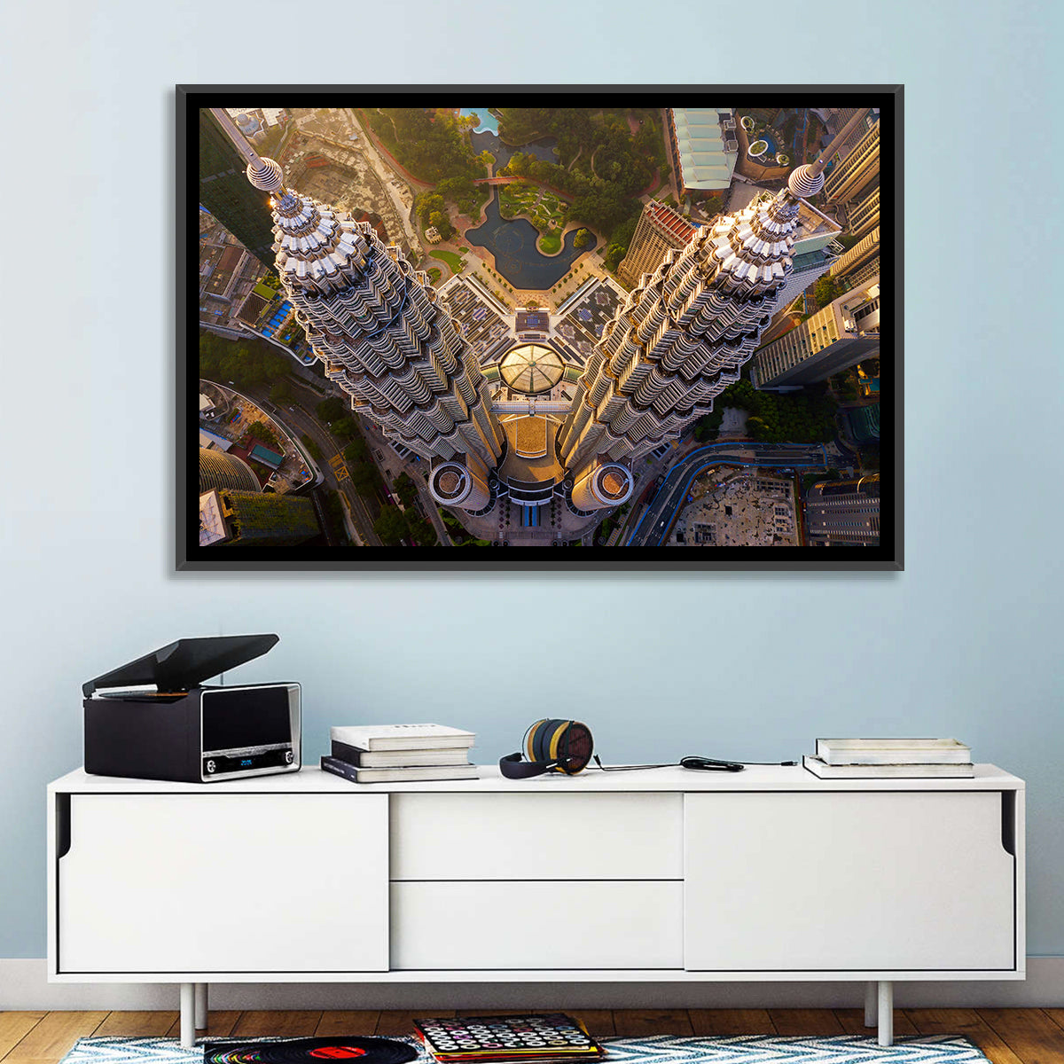 Petronas Twin Towers Kuala Lumpur Golden Hour Wall Art