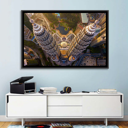 Petronas Twin Towers Kuala Lumpur Golden Hour Wall Art