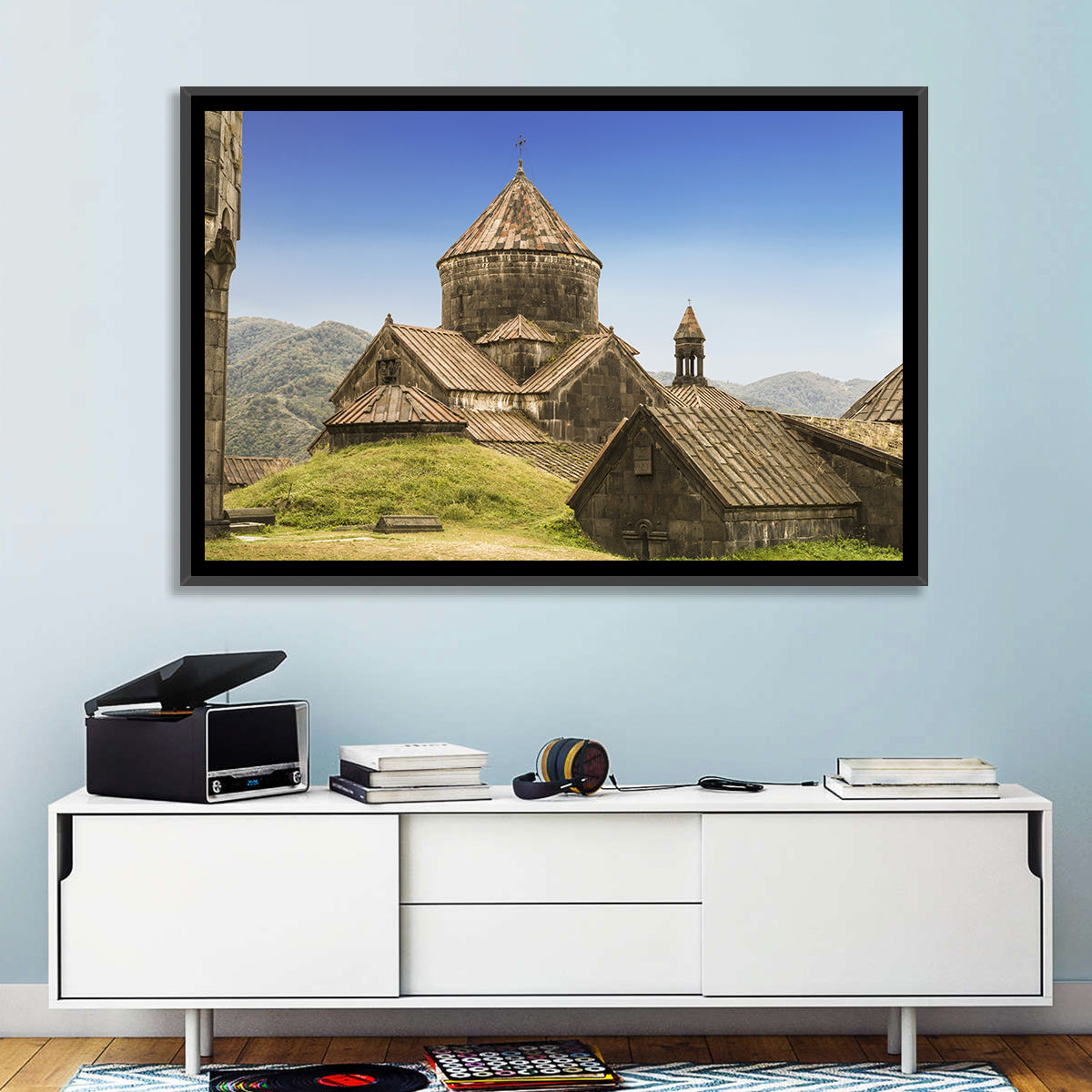 Haghartsin Monastery Stone Dome Wall Art in a room, landscape