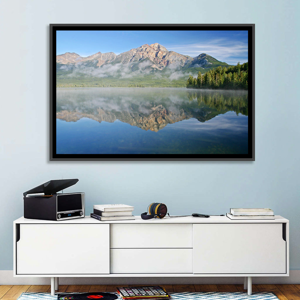 Pyramid Mountain Reflection Wall Art