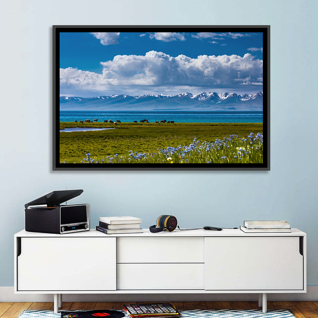 Song Kol Wildflower Shore Wall Art