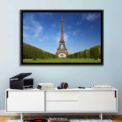 Eiffel Tower Park View Wall Art