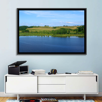Pskov Lake Landscape Wall Art