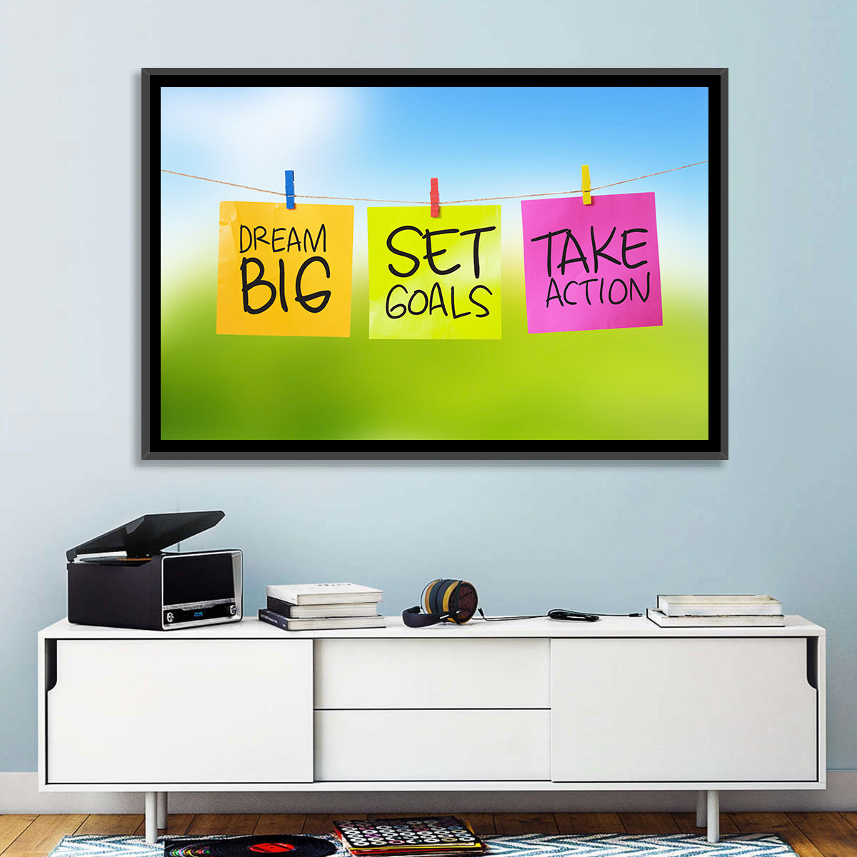 Dream Big Sticky Note Trio Wall Art