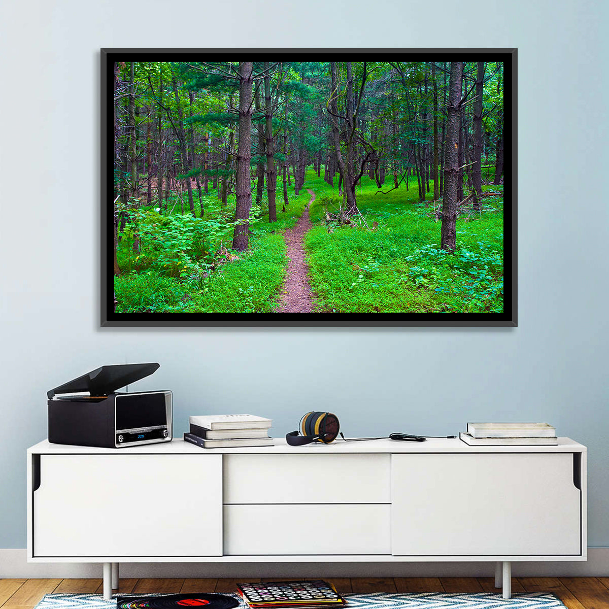 Lush Virginia Forest Trail Wall Art