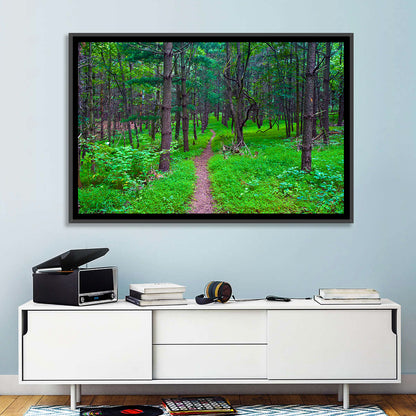 Lush Virginia Forest Trail Wall Art