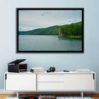 Otsego Lake View with Stone Tower Wall Art