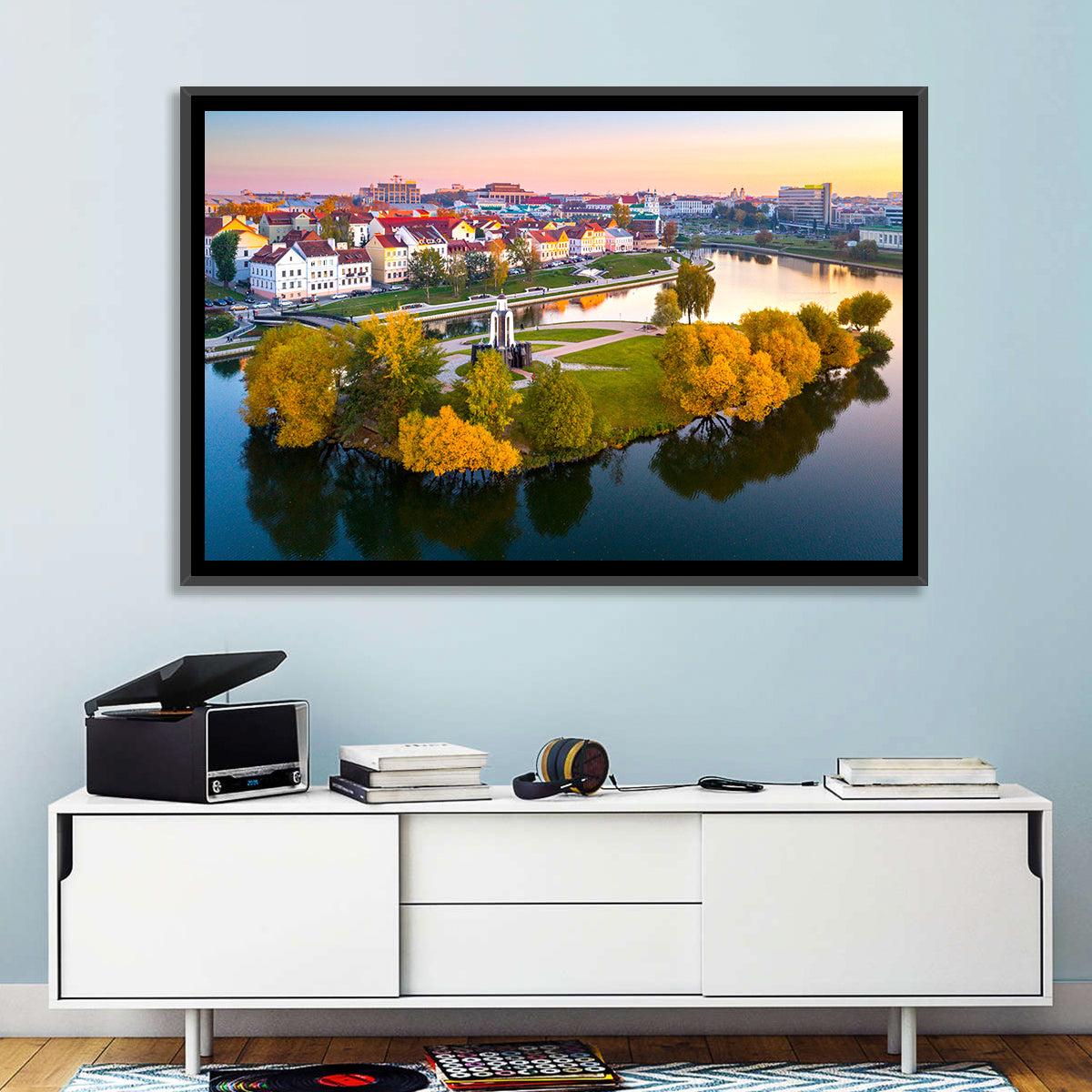 Minsk Island of Tears Golden Dusk Wall Art
