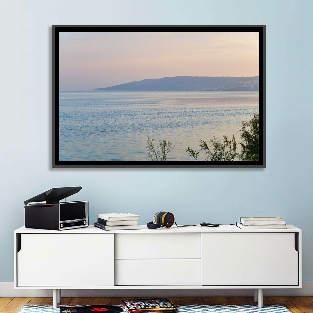 Sea of Galilee at Dusk Wall Art
