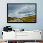 Montana Road Through Golden Hills Wall Art