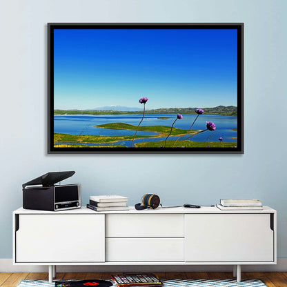 Lake Mathews Wildflower View Wall Art