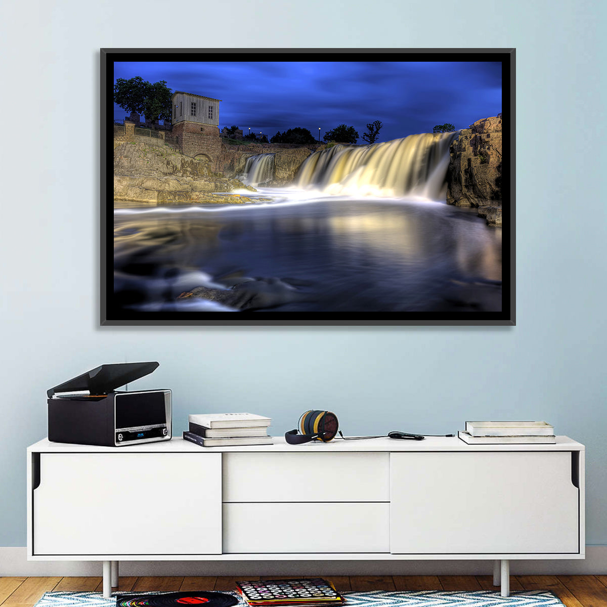 Queen Bee Mill Waterfall Wall Art