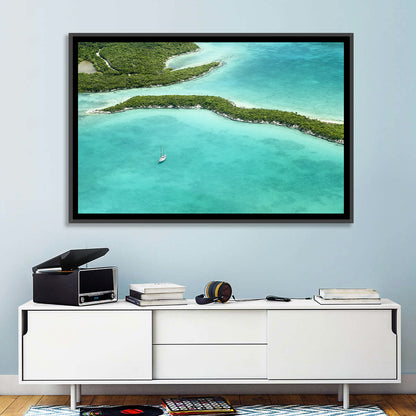 Turquoise Bahamas Islands Wall Art