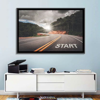 Start of a Journey, Sunrise Road Wall Art