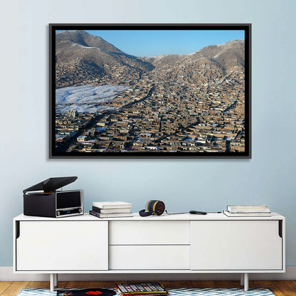 Kabul Winter Cityscape Wall Art