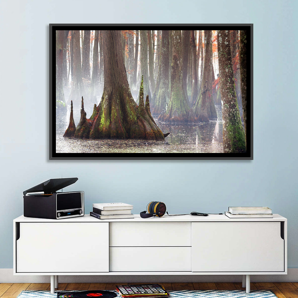 Chicot State Park Morning Fog Wall Art