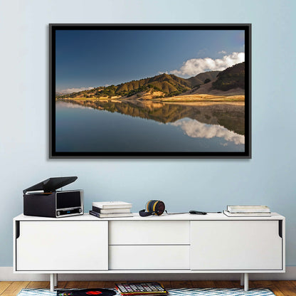 Uvas Reservoir Morning Reflection Wall Art