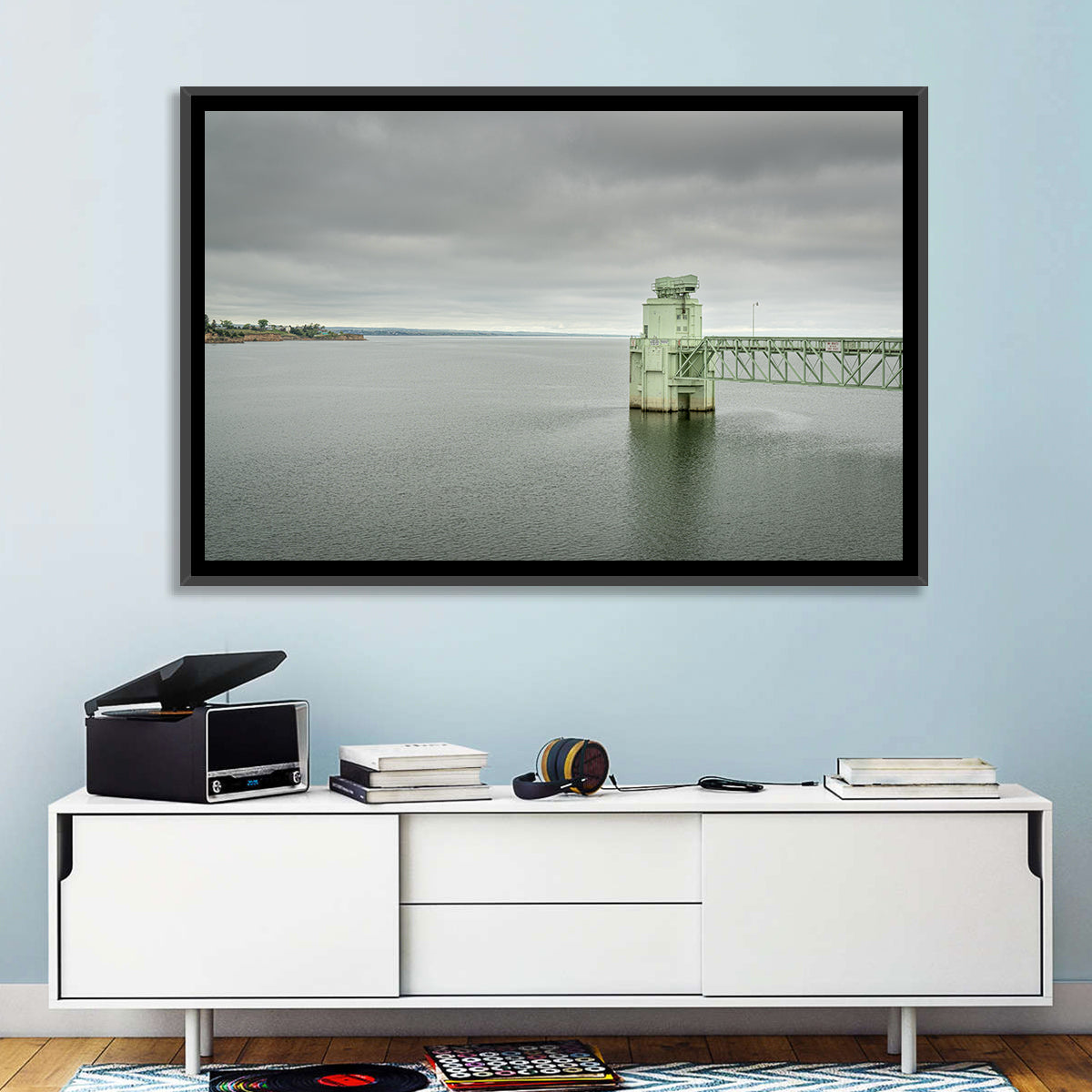 Lake Mcconaughy Intake Tower Wall Art